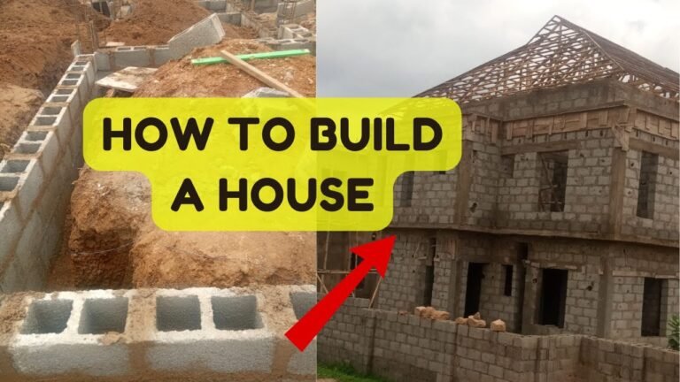 Cómo se hace una casa desde los cimientos hasta el techo 1 construccion de casa desde cimientos hasta techo