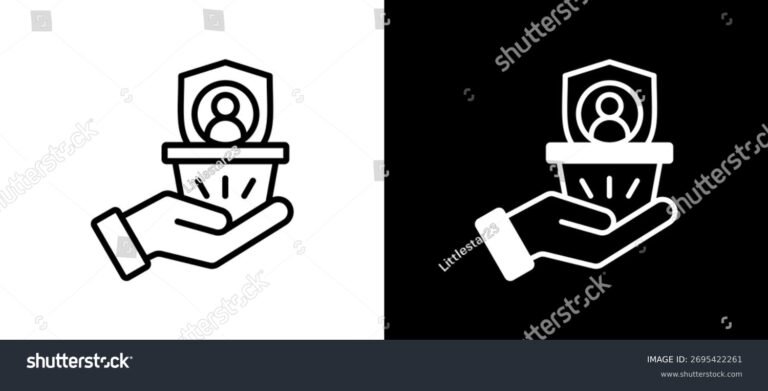 manos protegiendo un icono de consumidor