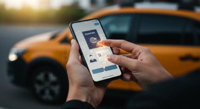 Cómo puedo encontrar el número de trámite de mi DNI rápido y fácil 28 manos sosteniendo dni y smartphone moderno
