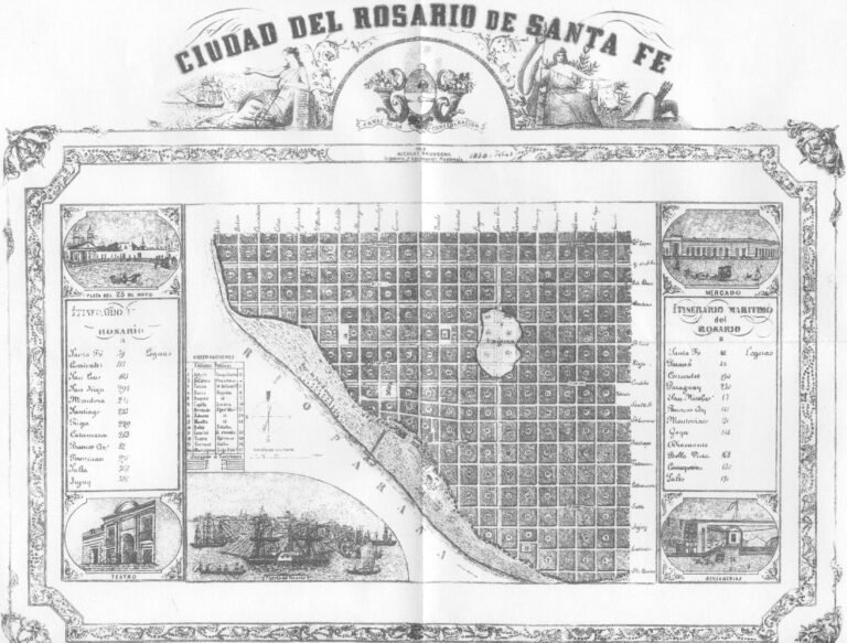 Cuántos habitantes tiene Rosario y cómo ha crecido su población 10 mapa antiguo y moderno de rosario ciudad