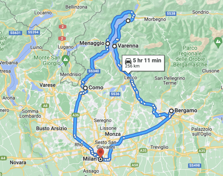 Cómo viajar desde Rosario hasta Lago di Como de forma económica