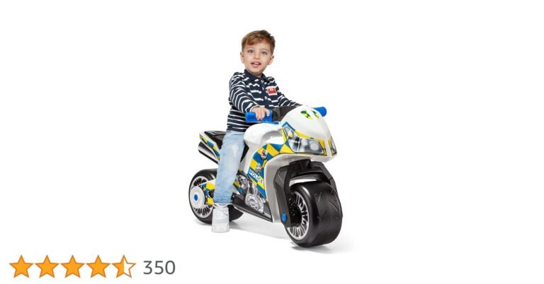 Dónde comprar una moto de policía para niños segura y divertida