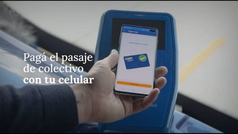Cómo se carga la tarjeta SUBE usando el celular de manera sencilla