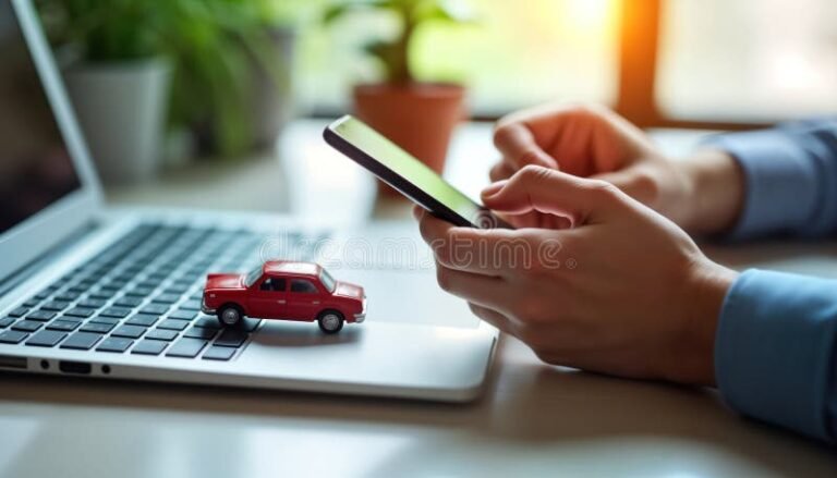 Cómo Presentar Un Reclamo Contra Movistar Ante Defensa del Consumidor 2 persona usando telefono y computadora para reclamo