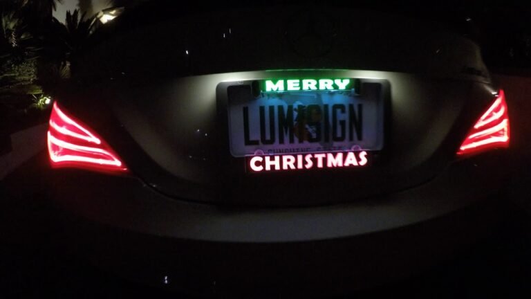 Es obligatorio que la placa patente trasera tenga luz en Argentina 2 placa patente trasera iluminada automovil argentina