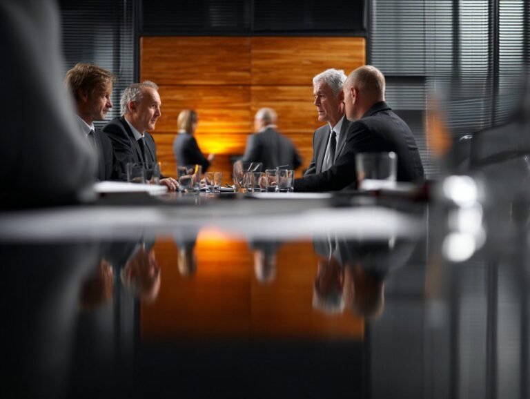 reunion profesional en oficina moderna