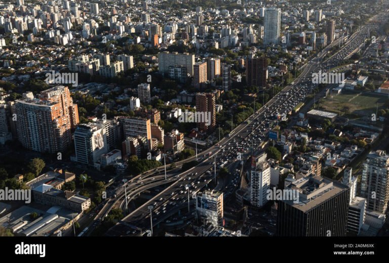 vista aerea de general paz buenos aires